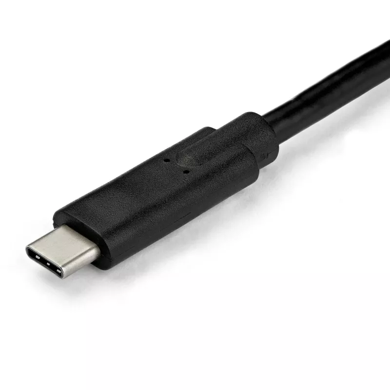 StarTech.com Cabo USB-C para VGA 1 m – 1920x1200/1080p cabo adaptador de vídeo ativo USB Type-C para VGA – compatível com Thunderbolt 3 – portátil para monitor/projetor VGA – DP Alt Mode HBR2