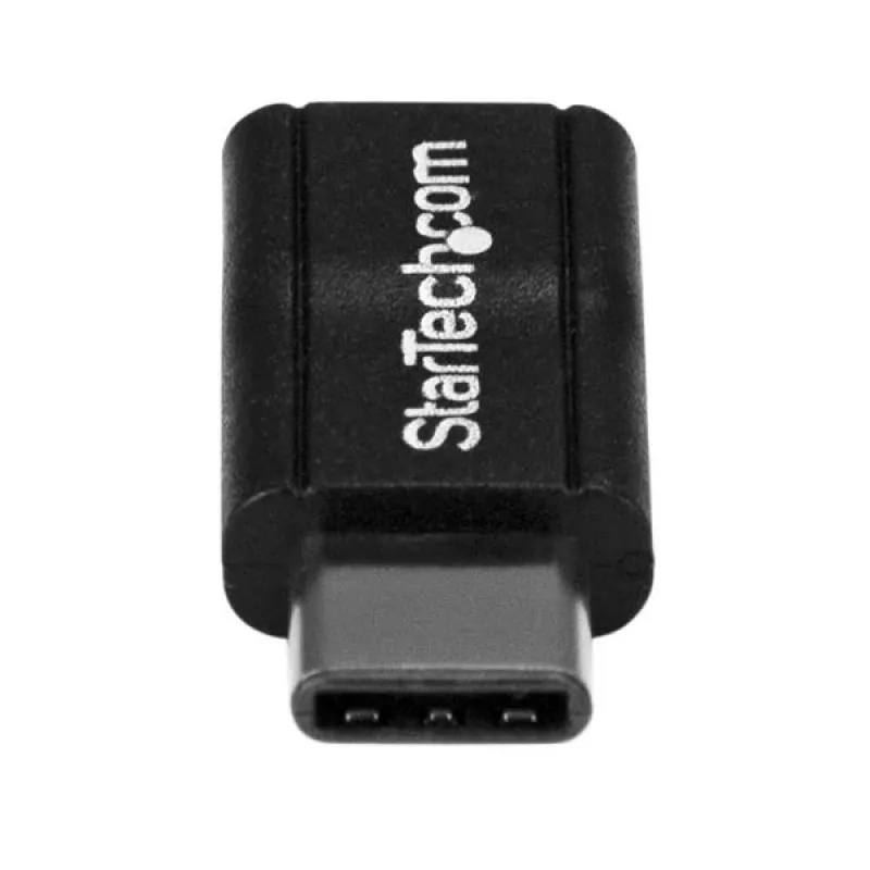 StarTech.com Adaptador USB-C para Micro-USB - M/F - USB 2.0, USB 2.0 Type-C, USB 2.0 Micro-B, preto
