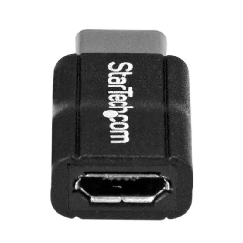 StarTech.com Adaptador USB-C para Micro-USB - M/F - USB 2.0, USB 2.0 Type-C, USB 2.0 Micro-B, preto