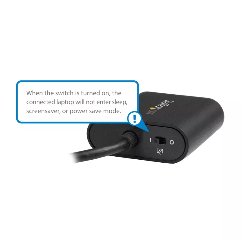 StarTech.com Adaptador USB-C para HDMI – com interruptor de modo de apresentação – 4K 60Hz