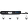 StarTech.com Adaptador multiporta USB-C VGA – porta USB 3.0 – 60W PD