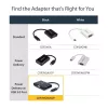 StarTech.com Adaptador multiporta USB-C VGA – porta USB 3.0 – 60W PD