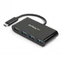 StarTech.com Hub USB-C de 4 portas - USB-C para 4x USB-A - hub USB 3.0 - alimentado pelo bus~Hub USB-C de 4 portas - USB-C para 4x USB-A - hub USB 3.0 - 5Gbps - alimentado pelo bus