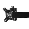 StarTech.com Suporte de parede para dois monitores – suporte de parede VESA ergonómico articulado para 2x ecrãs de 24 polegadas – barra transversal ajustável sincronizada – inclinável/rotativa/orientável – suporte para ecrã duplo