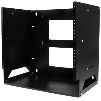 StarTech.com Rack de servidor de montagem na parede com prateleira integrada – aço maciço – 8U