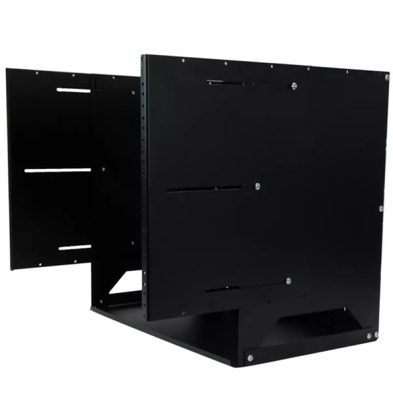 StarTech.com Rack de servidor de montagem na parede com prateleira integrada – aço maciço – 8U