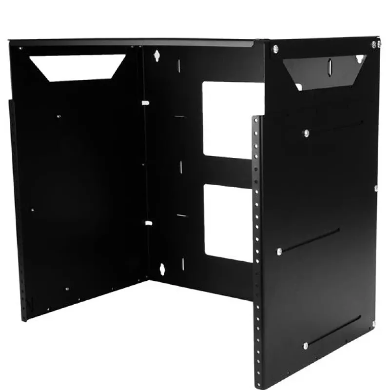 StarTech.com Rack de servidor de montagem na parede com prateleira integrada – aço maciço – 8U