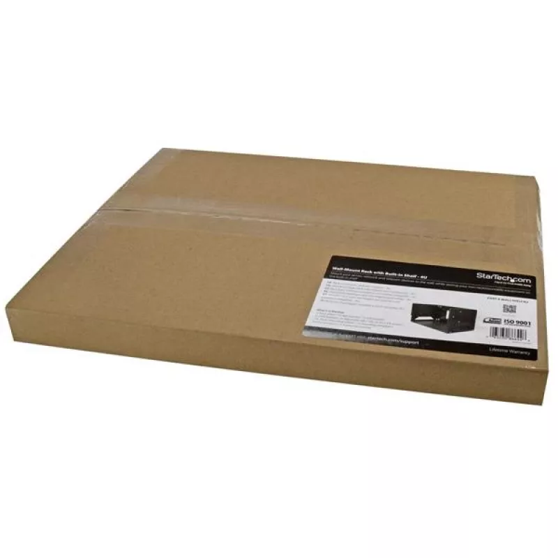 StarTech.com Rack de servidor de montagem na parede com prateleira integrada – aço maciço – 8U