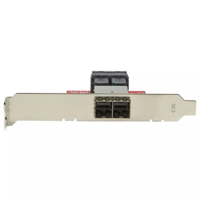 StarTech.com Adaptador Mini-SAS – SFF-8643 duplo para SFF-8644 – com suportes full e low-profile – 12 Gbit/s