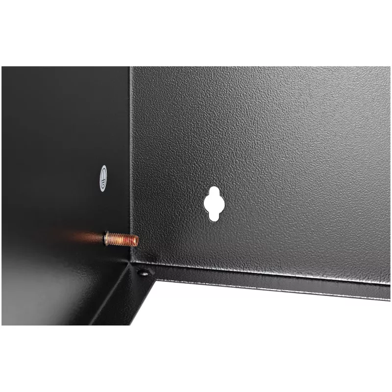 StarTech.com Rack de rede de montagem na parede 12U – 14 polegadas de profundidade (perfil baixo) – suporte de patch panel de 19 polegadas para servidores e equipamento de IT de perfil baixo, switches de rede – capacidade de carga 125 lbs/57 kg, preto