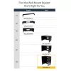 StarTech.com Rack de rede de montagem na parede 12U – 14 polegadas de profundidade (perfil baixo) – suporte de patch panel de 19 polegadas para servidores e equipamento de IT de perfil baixo, switches de rede – capacidade de carga 125 lbs/57 kg, preto
