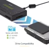 StarTech.com Apagador de discos SSD/HDD de 4 baías - SATA de 2,5 polegadas e 3,5 polegadas - sanitizador de discos externo autónomo sem host com apagamento seguro - 9 modos de apagamento - porta de impressora RS232 - em conformidade com NIST/DOD e TAA