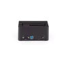StarTech.com Apagador de discos de uma baía, sanitizador de HDD/SSD autónomo, 4Kn, USB 3.0 para SATA III (6 Gbit/s), 9 modos de apagamento, ecrã LCD, dock sanitizador de discos com apagamento seguro, porta de impressora DB-9, em conformidade com TAA