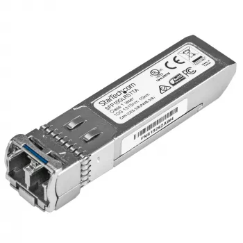 StarTech.com Módulo SFP+ compatível com Cisco SFP-10G-LR-S – 10GBASE-LR – transceptor de fibra ótica monomodo SMF 10GbE – SFP+ 10GE Gigabit Ethernet – LC 10 km – 1310 nm – DDM Cisco Firepower, ASR9000, C9300