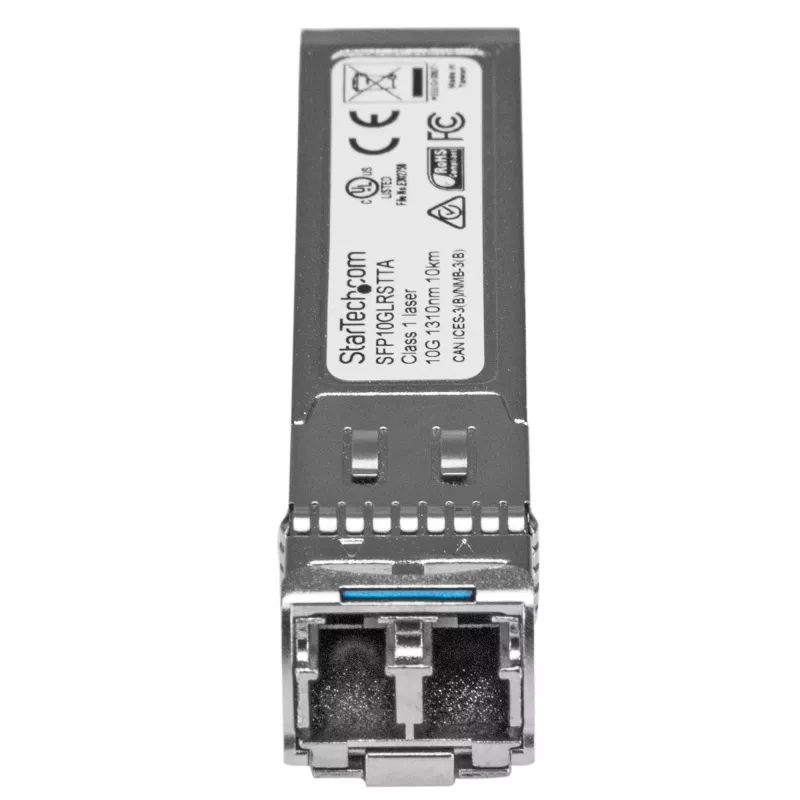 StarTech.com Módulo SFP+ compatível com Cisco SFP-10G-LR-S – 10GBASE-LR – transceptor de fibra ótica monomodo SMF 10GbE – SFP+ 10GE Gigabit Ethernet – LC 10 km – 1310 nm – DDM Cisco Firepower, ASR9000, C9300