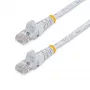 StarTech.com Cabo de rede Ethernet Cat5e com fichas RJ45 sem patilhas – 0,5 m, branco
