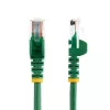 StarTech.com Cabo de rede Ethernet Cat5e com fichas RJ45 sem proteção de patilhas – 0,5 m, verde