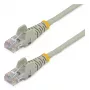 StarTech.com Cabo de rede Ethernet Cat5e com fichas RJ45 snagless – 0,5 m, cinzento