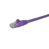 StarTech.com Cabo Ethernet CAT6 7m - roxo cabo Ethernet Gigabit CAT 6 - 250MHz 100W PoE RJ45 UTP cabo de rede/patch sem patilhas com alívio de tensão testado individualmente