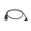 Cabo de carregamento e sincronização Micro-USB StarTech.com M/M – Micro-USB em ângulo reto – 24 AWG – 0,5 m