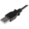 Cabo de carregamento e sincronização Micro-USB StarTech.com M/M – Micro-USB em ângulo reto – 24 AWG – 0,5 m