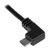 Cabo de carregamento e sincronização Micro-USB StarTech.com M/M – Micro-USB em ângulo esquerdo – 24 AWG – 0,5 m
