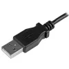 Cabo de carregamento e sincronização Micro-USB StarTech.com M/M – Micro-USB em ângulo esquerdo – 24 AWG – 0,5 m