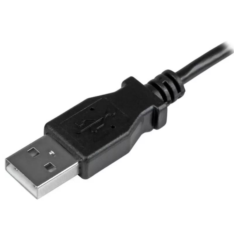 Cabo de carregamento e sincronização Micro-USB StarTech.com M/M – Micro-USB em ângulo esquerdo – 24 AWG – 0,5 m