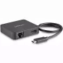 Adaptador multiporta USB-C StarTech.com – mini dock USB-C portátil com vídeo 4K-HDMI – Gigabit Ethernet, hub USB 3.0 (1x USB-A, 1x USB-C) – adaptador multiporta USB Type-C – compatível com Thunderbolt 3