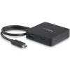 Adaptador multiporta USB-C StarTech.com – mini dock USB-C portátil com vídeo 4K-HDMI – Gigabit Ethernet, hub USB 3.0 (1x USB-A, 1x USB-C) – adaptador multiporta USB Type-C – compatível com Thunderbolt 3