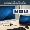 Adaptador multiporta USB-C StarTech.com – mini dock USB-C portátil com vídeo 4K-HDMI – Gigabit Ethernet, hub USB 3.0 (1x USB-A, 1x USB-C) – adaptador multiporta USB Type-C – compatível com Thunderbolt 3