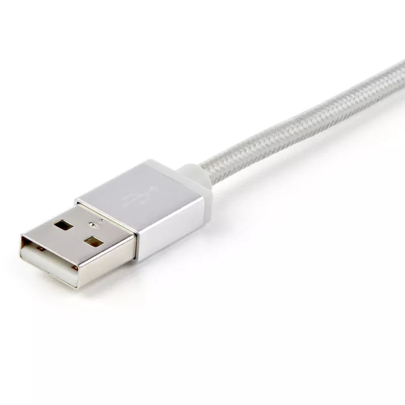 Cabo de carregamento múltiplo USB StarTech.com de 1 m – USB para Micro-USB ou USB-C ou Lightning para iPhone/iPad/iPod/Android – certificado Apple MFi – carregador USB 3 em 1 – entrançado