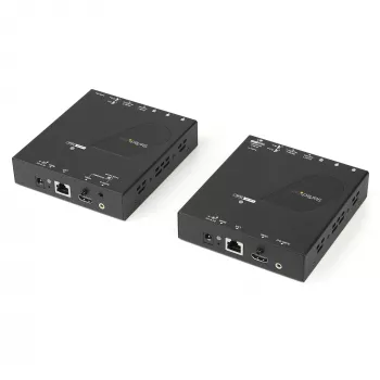 Kit extensor HDMI over IP 4K StarTech.com com Video Control App, AV over IP escalável com suporte para parede de vídeo AVoIP