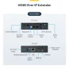 Kit extensor HDMI over IP 4K StarTech.com com Video Control App, AV over IP escalável com suporte para parede de vídeo AVoIP