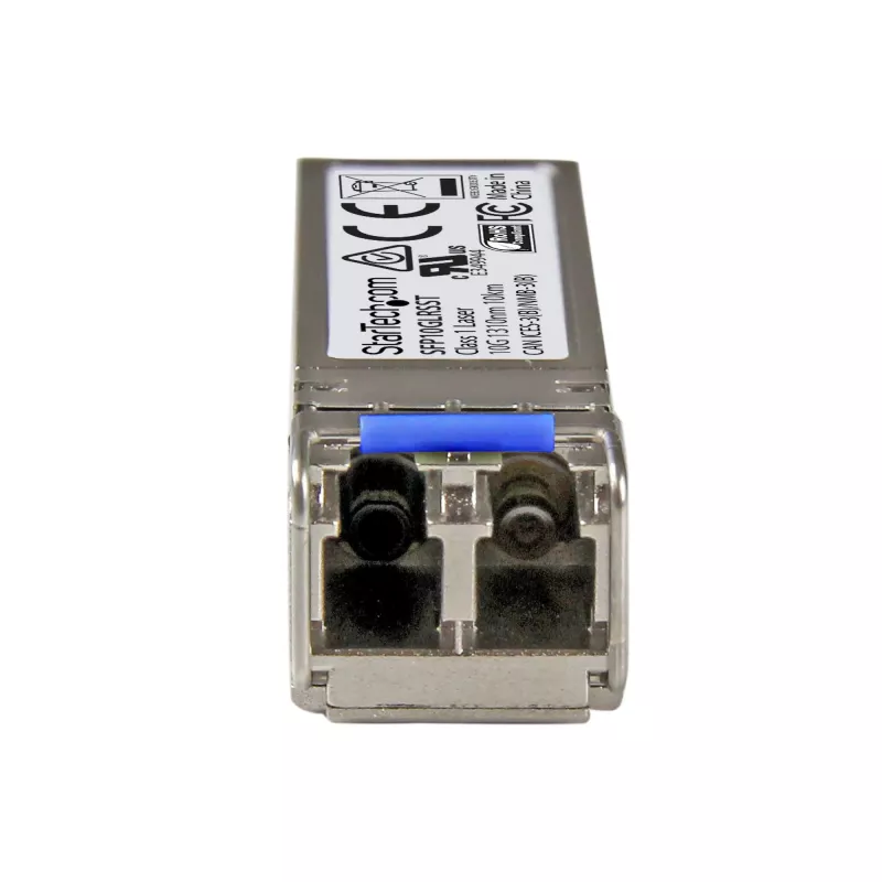 Módulo transceptor SFP+ compatível com Cisco SFP-10G-LR-S StarTech.com – 10GBASE-LR~módulo SFP+ compatível com Cisco SFP-10G-LR-S – 10GBASE-LR – transceptor ótico de fibra monomodo SMF 10GbE – SFP+ Gigabit Ethernet 10GE – LC 10 km – 1310 nm – DDM Cisco Firepower, ASR9000, C9300