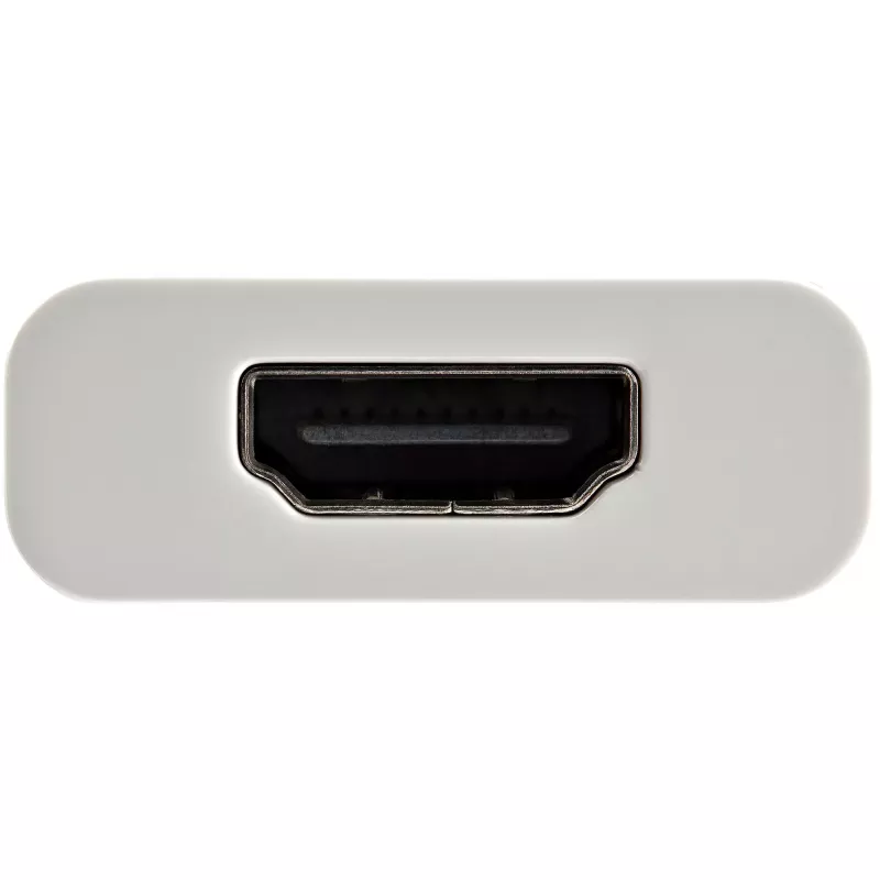 Adaptador USB-C para HDMI 2.0 StarTech.com com Power Delivery – 4K 60Hz conversor de vídeo USB Type-C para HDMI – porta de carregamento pass-through 60W PD – compatível com Thunderbolt 3 – Branco