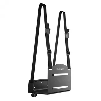 Suporte de CPU StarTech.com – suporte de parede para computador ajustável, suporte de CPU de montagem na parede, universal, 10 kg, preto, aço, vertical