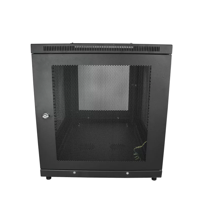 Armário de servidor 4 postes 12U StarTech.com, armário de dados 19 polegadas com fecho para equipamento de computador/AV/TI, armário de rede de escritório/casa com rodas e calhas de montagem ajustáveis