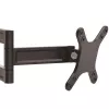 Braço de monitor de montagem na parede StarTech.com – duplo articulado, 15 kg, 33 cm (13 polegadas), 68,6 cm (27 polegadas), 75 x 75 mm, 100 x 100 mm, preto