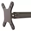 Braço de monitor de montagem na parede StarTech.com – duplo articulado, 15 kg, 33 cm (13 polegadas), 68,6 cm (27 polegadas), 75 x 75 mm, 100 x 100 mm, preto