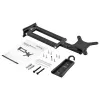 Braço de monitor de montagem na parede StarTech.com – duplo articulado, 15 kg, 33 cm (13 polegadas), 68,6 cm (27 polegadas), 75 x 75 mm, 100 x 100 mm, preto
