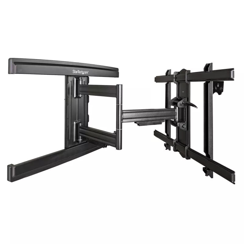 Suporte de parede para TV StarTech.com para ecrãs até 80 polegadas (50 kg) com suporte VESA – sistema de suporte de parede para TV universal plano e totalmente articulado – braço articulado robusto e ajustável com inclinação/rotação