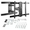 Suporte de parede para TV StarTech.com para ecrãs até 80 polegadas (50 kg) com suporte VESA – sistema de suporte de parede para TV universal plano e totalmente articulado – braço articulado robusto e ajustável com inclinação/rotação