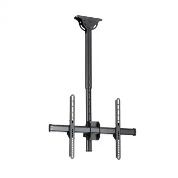 Suporte de teto para TV StarTech.com – suporte de suspensão universal totalmente articulado para um ecrã com mastro telescópico curto ajustável – inclinação/rotação – suporte VESA para ecrãs de 32–75 polegadas