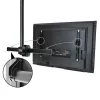 Suporte de teto para TV StarTech.com – suporte de suspensão universal totalmente articulado para um ecrã com mastro telescópico curto ajustável – inclinação/rotação – suporte VESA para ecrãs de 32–75 polegadas