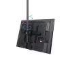 Suporte de teto para TV StarTech.com – suporte de suspensão universal totalmente articulado para um ecrã com mastro telescópico curto ajustável – inclinação/rotação – suporte VESA para ecrãs de 32–75 polegadas