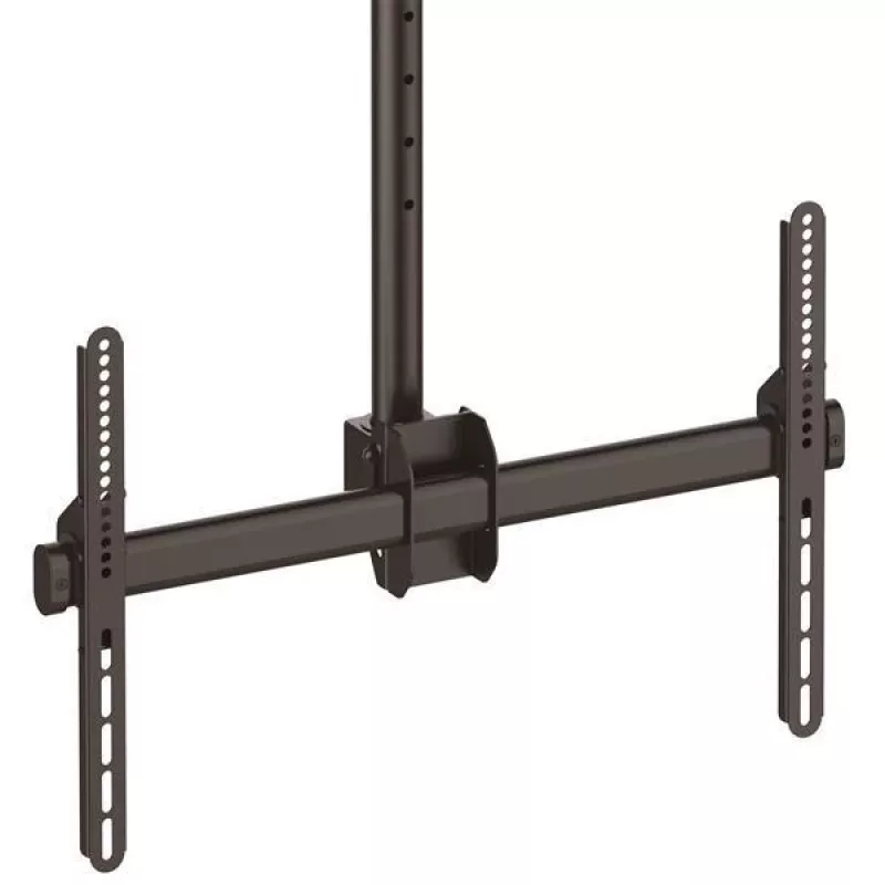 Suporte de teto para TV StarTech.com – suporte de suspensão universal totalmente articulado para um ecrã com mastro telescópico longo ajustável – inclinação/rotação – suporte VESA para ecrãs de 32–75 polegadas
