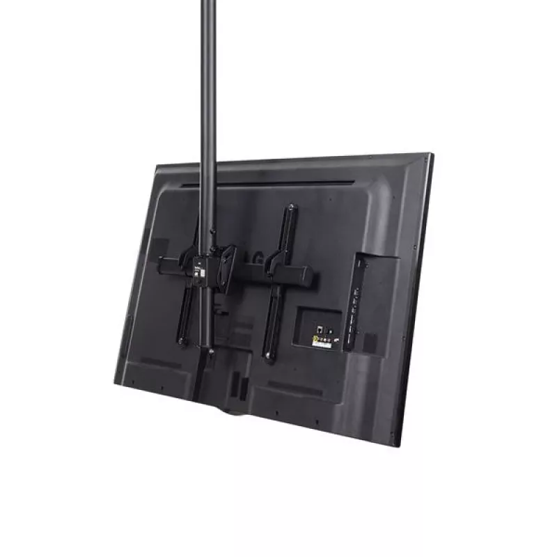 Suporte de teto para TV StarTech.com – suporte de suspensão universal totalmente articulado para um ecrã com mastro telescópico longo ajustável – inclinação/rotação – suporte VESA para ecrãs de 32–75 polegadas