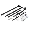 Suporte de teto para TV StarTech.com – suporte de suspensão universal totalmente articulado para um ecrã com mastro telescópico longo ajustável – inclinação/rotação – suporte VESA para ecrãs de 32–75 polegadas