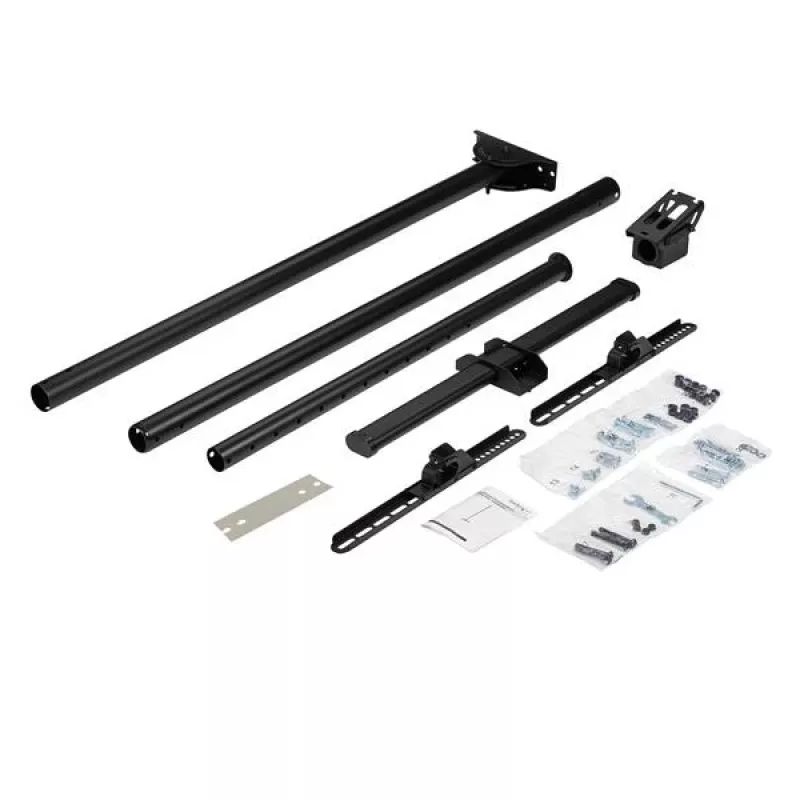 Suporte de teto para TV StarTech.com – suporte de suspensão universal totalmente articulado para um ecrã com mastro telescópico longo ajustável – inclinação/rotação – suporte VESA para ecrãs de 32–75 polegadas